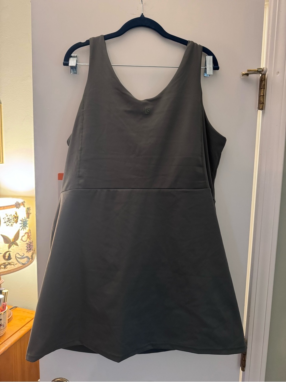 Hunter Green Sleeveless Shift Dress - Picture 4 of 7